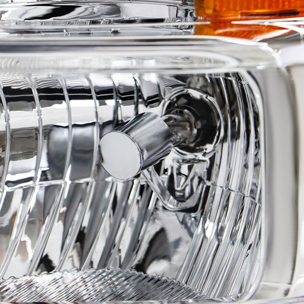 Right+Left Headlights For 2008-2014 Ford E150 E250 E350 E450 F650 F750