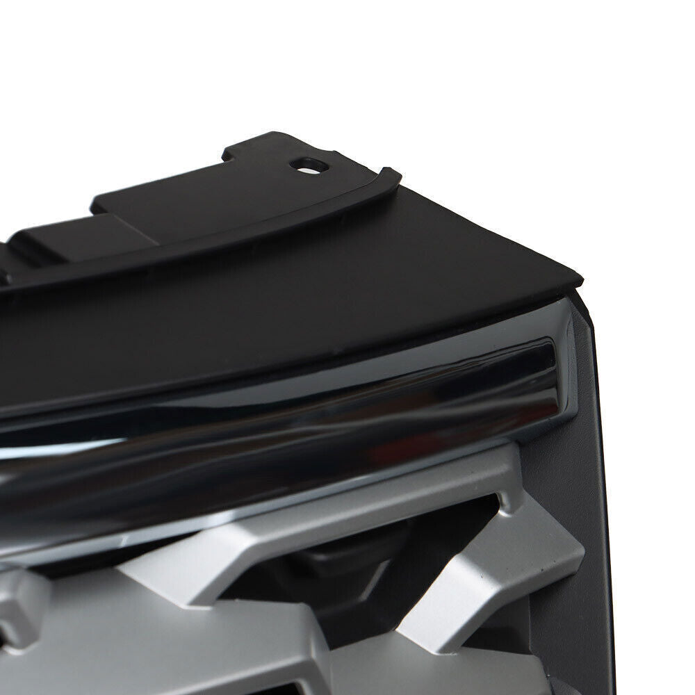 Front Upper Grille For 2018-2019 Ford Explorer Limited XLT Chrome&Black