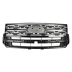 Front Upper Grille For 2018-2019 Ford Explorer Limited XLT Chrome&Black