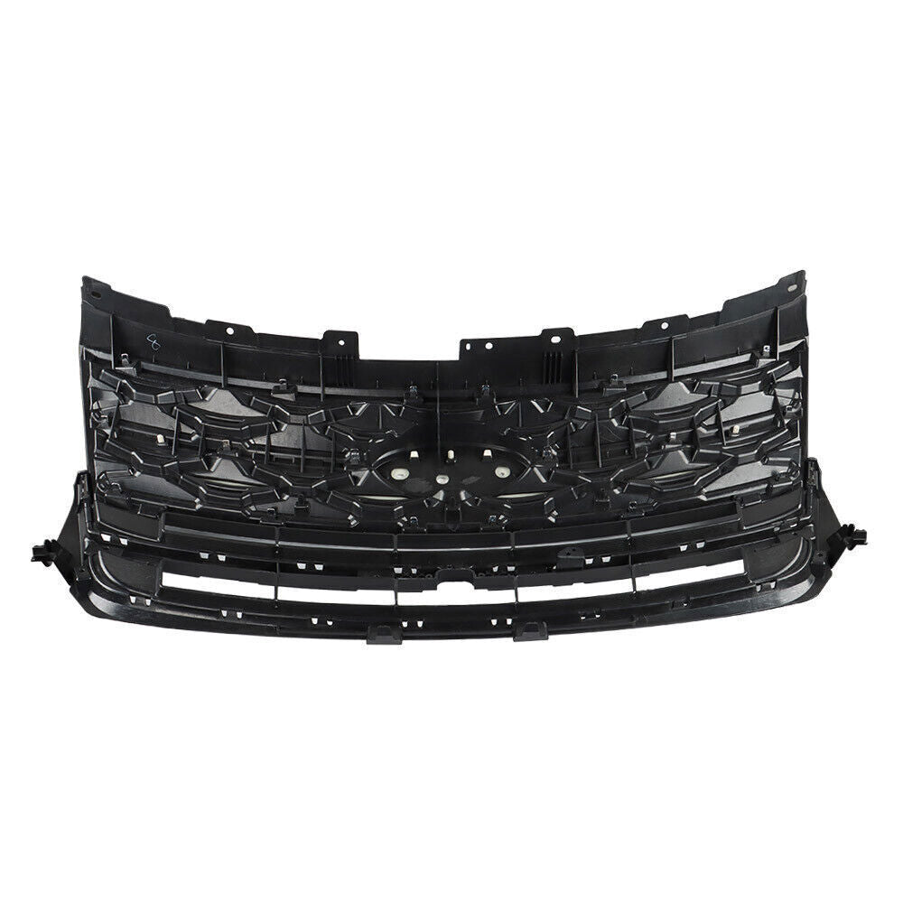 Front Upper Grille For 2018-2019 Ford Explorer Limited XLT Chrome&Black