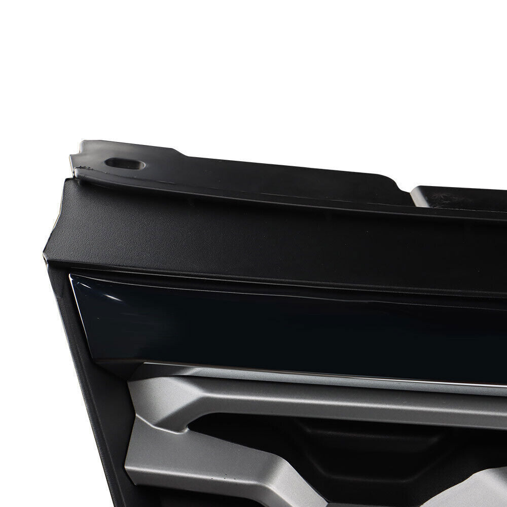 Front Upper Grille For 2018-2019 Ford Explorer Limited XLT Chrome&Black