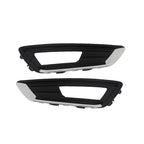 Front Bumper Upper Grille With Fog Light Set For 2015 2016-2018 Ford Focus
