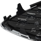 Front Bumper Upper Grille With Fog Light Set For 2015 2016-2018 Ford Focus