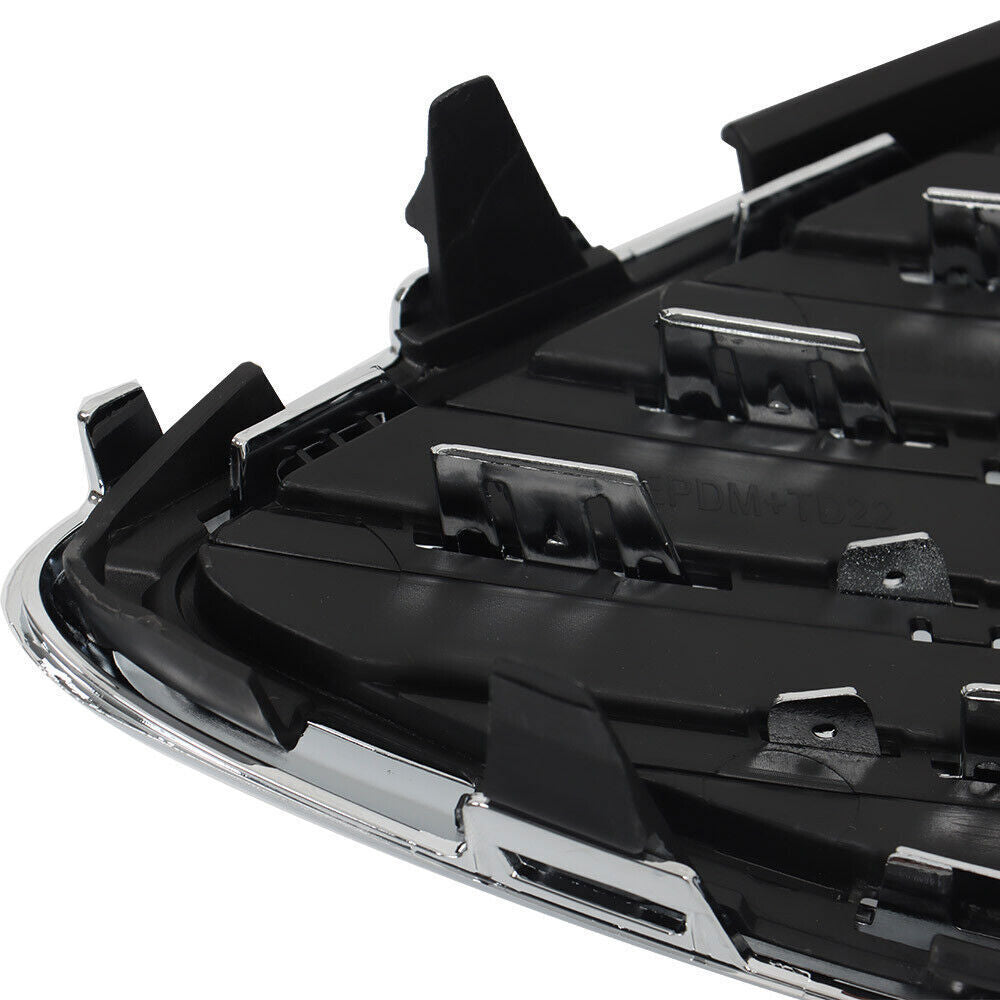Front Bumper Upper Grille With Fog Light Set For 2015 2016-2018 Ford Focus