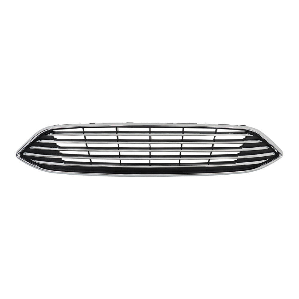 Front Bumper Upper Grille With Fog Light Set For 2015 2016-2018 Ford Focus