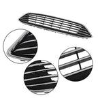 Front Bumper Upper Grille With Fog Light Set For 2015 2016-2018 Ford Focus