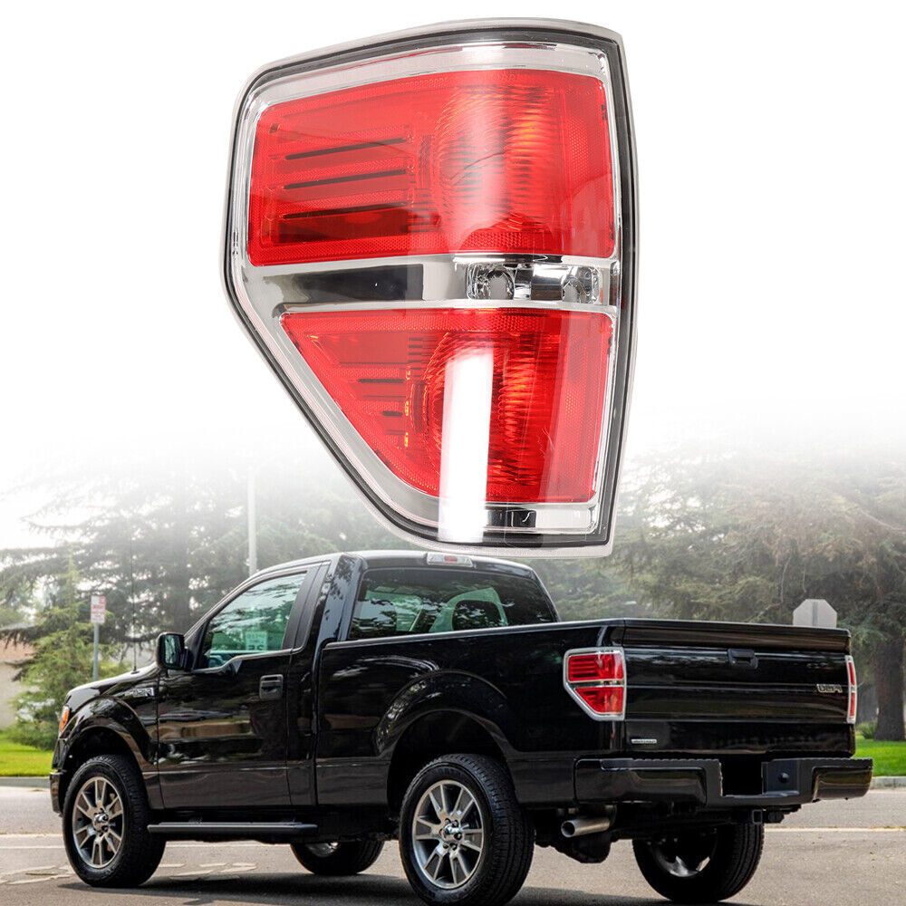 Rear Left Side Tail Lights For 2009 2010 2011-2014 Ford F-150 Halogen