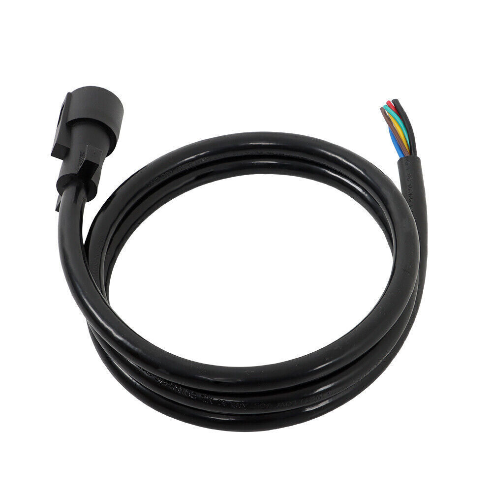 7-Pin Trailer Plug Cord Wire Cable 6 ft 7 Prong Trailer Light Wiring Connector