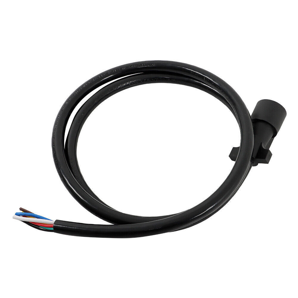 7-Pin Trailer Plug Cord Wire Cable 6 ft 7 Prong Trailer Light Wiring Connector