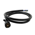 7-Pin Trailer Plug Cord Wire Cable 6 ft 7 Prong Trailer Light Wiring Connector
