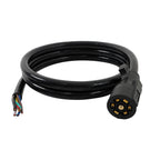 7-Pin Trailer Plug Cord Wire Cable 6 ft 7 Prong Trailer Light Wiring Connector