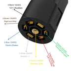 7-Pin Trailer Plug Cord Wire Cable 6 ft 7 Prong Trailer Light Wiring Connector
