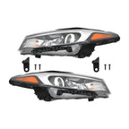 Right+Left Headlight For 2017-2018 Kia Forte Forte5 Halogen W/o LED