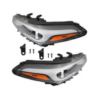 Right+Left Headlight For 2017-2018 Kia Forte Forte5 Halogen W/o LED