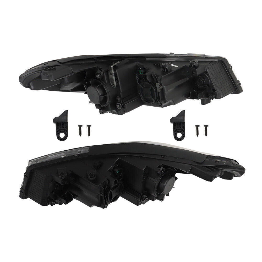 Right+Left Headlight For 2017-2018 Kia Forte Forte5 Halogen W/o LED