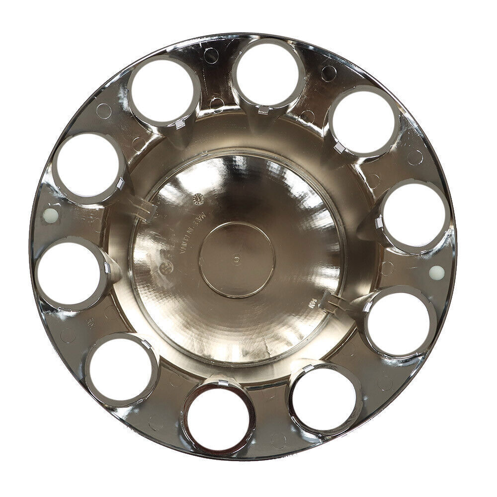 ABS Plastic Set of 4 Rear Chrome Wheel Axle Hub Cover Kit Semi 33MM Nut Covers