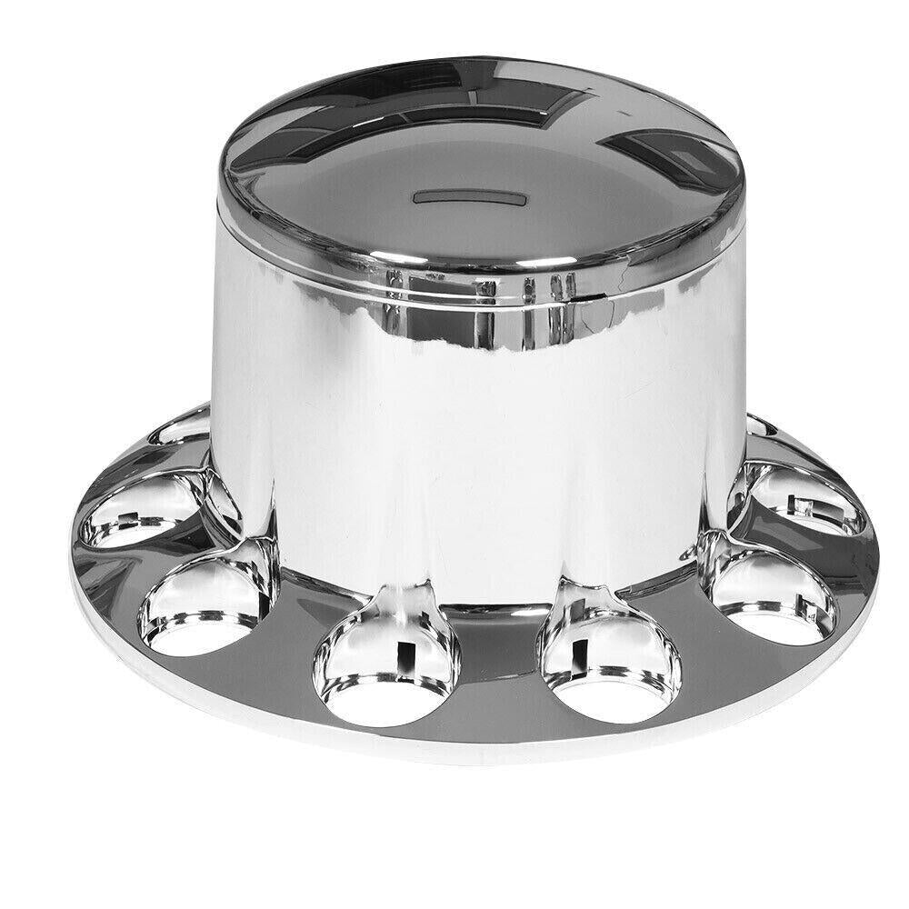 ABS Plastic Set of 4 Rear Chrome Wheel Axle Hub Cover Kit Semi 33MM Nut Covers