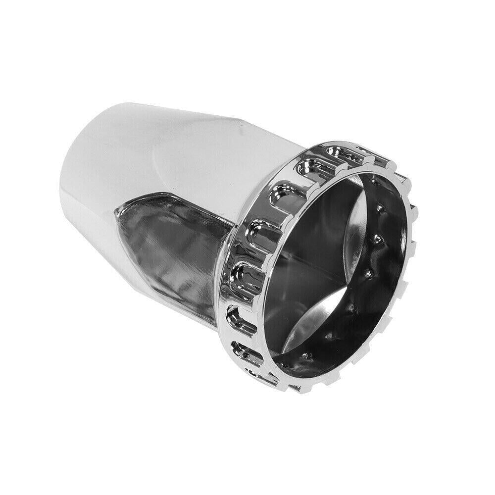 ABS Plastic Set of 4 Rear Chrome Wheel Axle Hub Cover Kit Semi 33MM Nut Covers