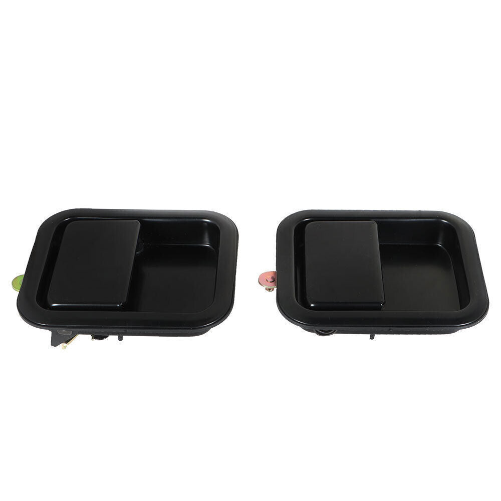Door Handle Metal Pair Outside Full For 1991-2006 Jeep Wrangler YJ TJ