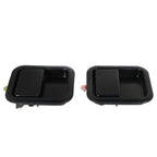 Door Handle Metal Pair Outside Full For 1991-2006 Jeep Wrangler YJ TJ