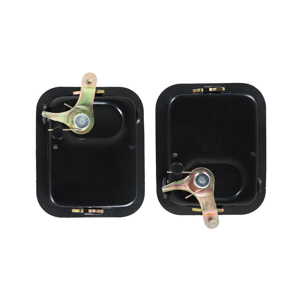 Door Handle Metal Pair Outside Full For 1991-2006 Jeep Wrangler YJ TJ