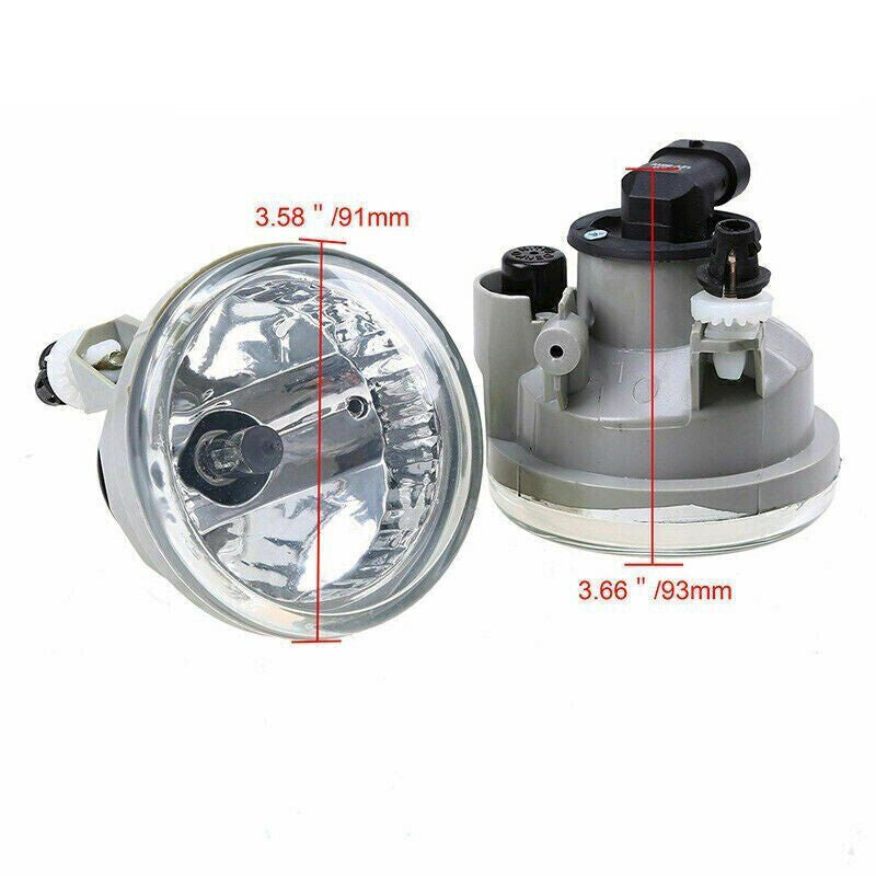 Bumper Fog Lights for 2004-2007 Toyota Highlander Echo Prius Clear Pair