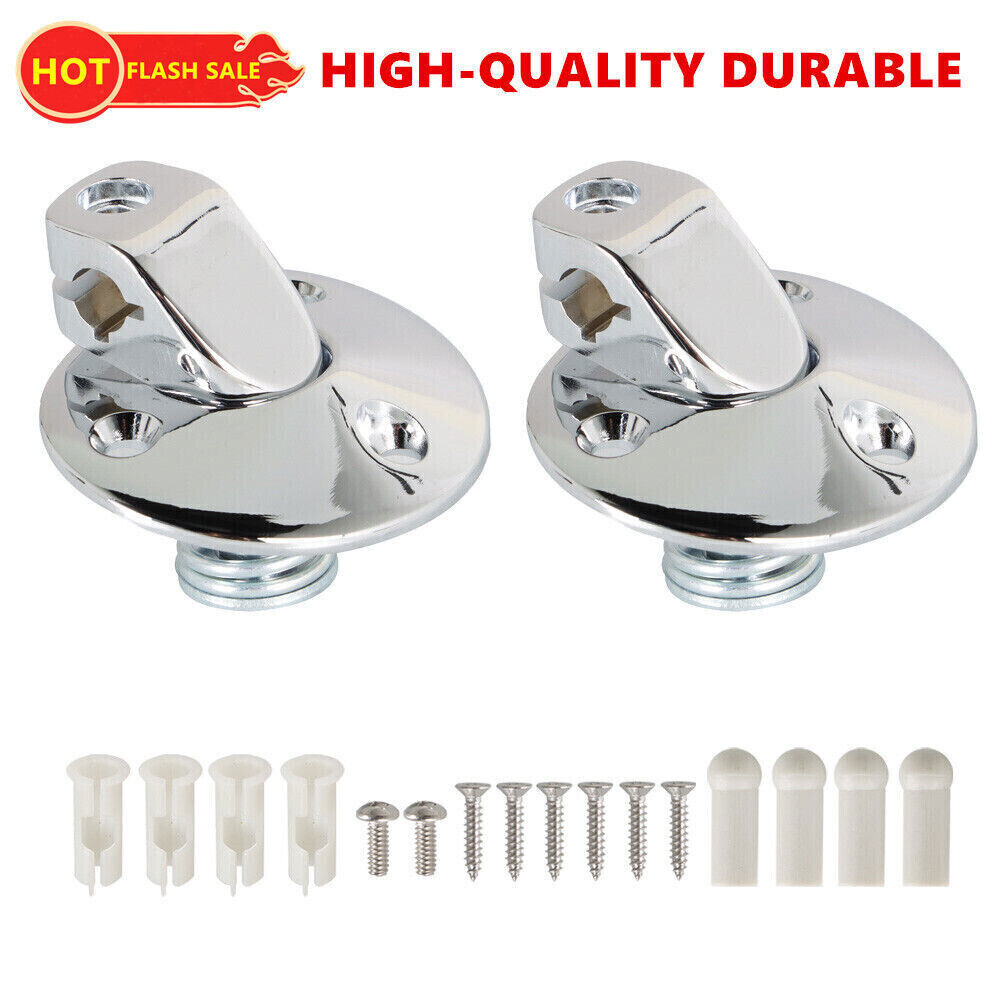 Sunvisor Support Brackets Kit Chrome For 1967-1969 Camaro Firebird 14PCS