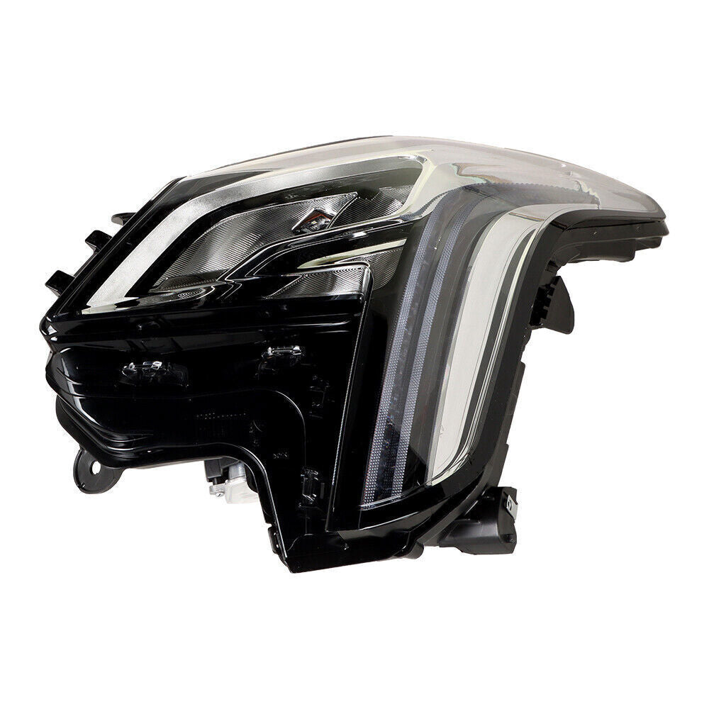 Left Headlight For 2018-2019 Cadillac XTS LED DRL Signal Chrome Clear