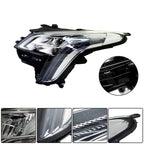 Left Headlight For 2018-2019 Cadillac XTS LED DRL Signal Chrome Clear