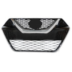 Chrome Black Grill Kit Front Grille For 2016-2017 Nissan Maxima Plastic