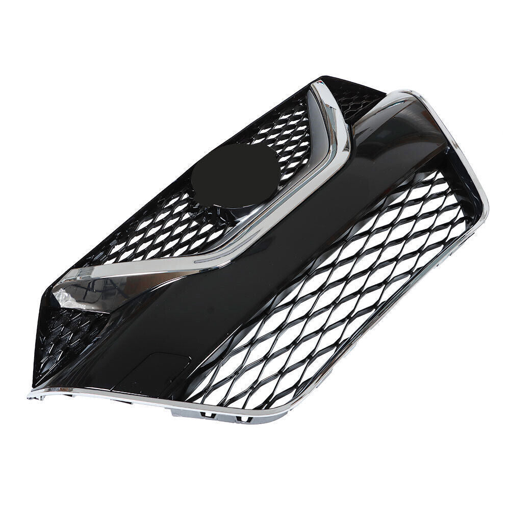 Chrome Black Grill Kit Front Grille For 2016-2017 Nissan Maxima Plastic