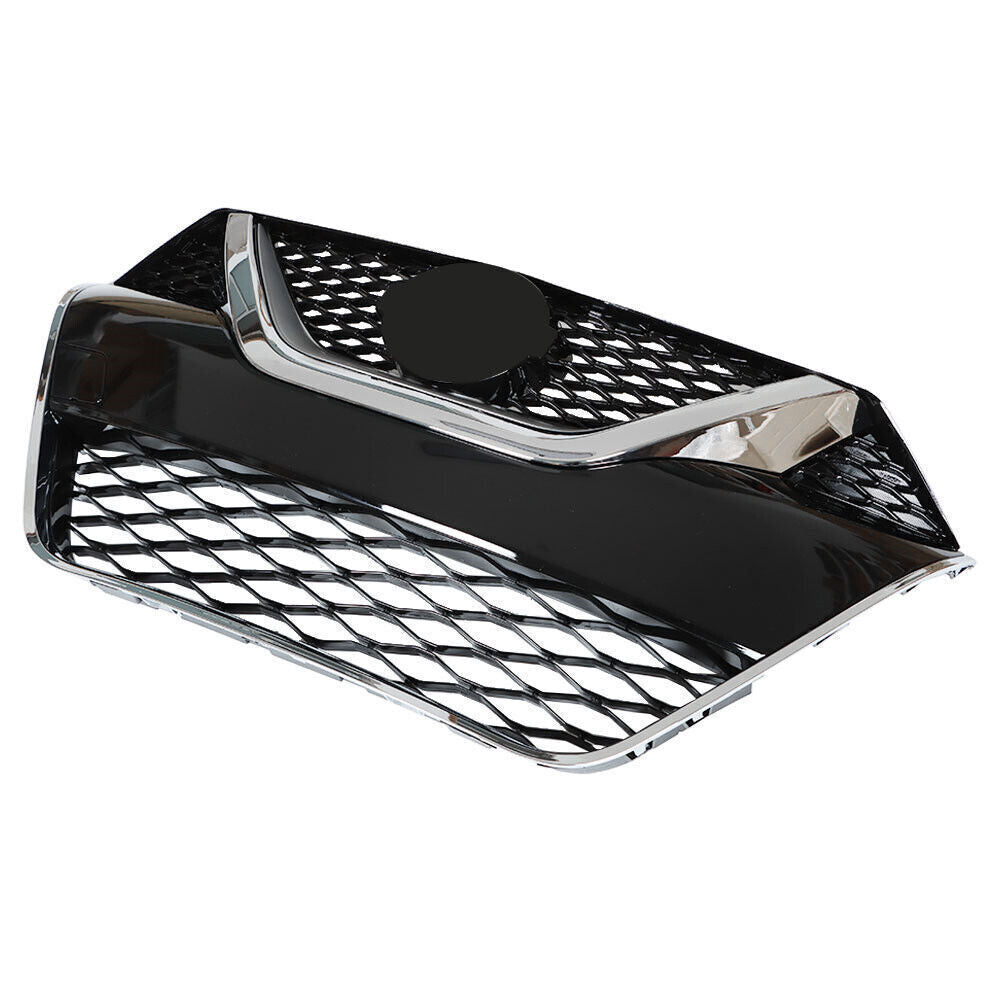 Chrome Black Grill Kit Front Grille For 2016-2017 Nissan Maxima Plastic