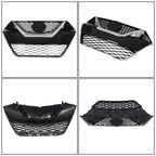 Chrome Black Grill Kit Front Grille For 2016-2017 Nissan Maxima Plastic