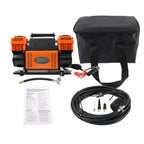 Portable 12v True Dual Air Compressor 10.6 CFM For Truck Tires RV