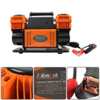Portable 12v True Dual Air Compressor 10.6 CFM For Truck Tires RV