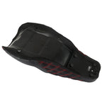 Red Lattice Stitch Step-Up Seat For Touring Road King Electra Street Glide 08+