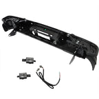 Rear Step Bumper Black For 2019-2021 Chevy Colorado W/Sensor Holes Steel