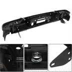 Rear Step Bumper Black For 2019-2021 Chevy Colorado W/Sensor Holes Steel