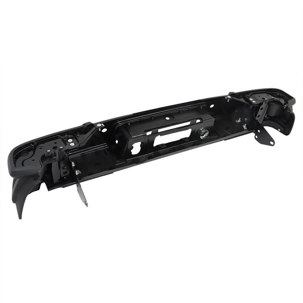 Rear Step Bumper Black For 2019-2021 Chevy Colorado W/Sensor Holes Steel