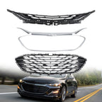 Front Upper Grille Lower Grille For 2019-2023 Chevrolet Malibu Chrome