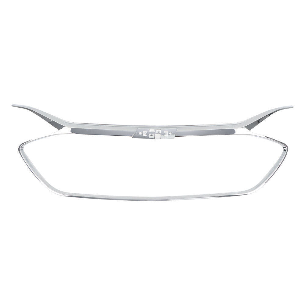 Front Upper Grille Lower Grille For 2019-2023 Chevrolet Malibu Chrome