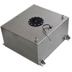 15 Gallon Polished Aluminum Racing Drift Fuel Cell Tank + level Sender