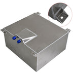 15 Gallon Polished Aluminum Racing Drift Fuel Cell Tank + level Sender