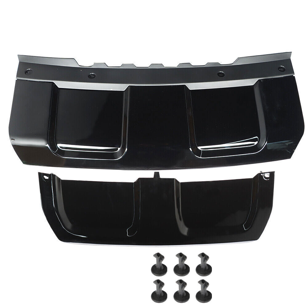 Front+Rear Bumper Skid Plate Trim Cover For 2014-2017 Range Rover Sport