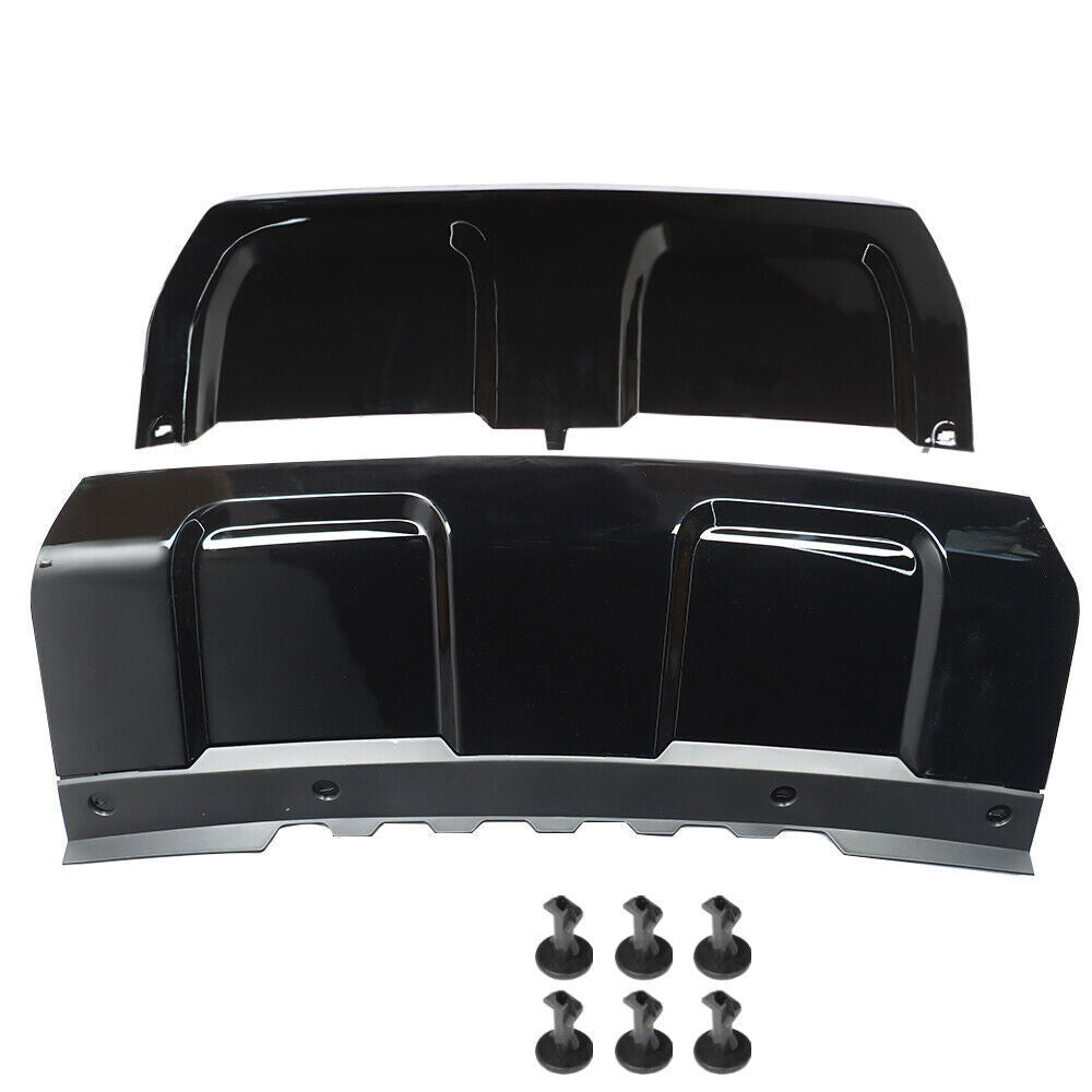 Front+Rear Bumper Skid Plate Trim Cover For 2014-2017 Range Rover Sport