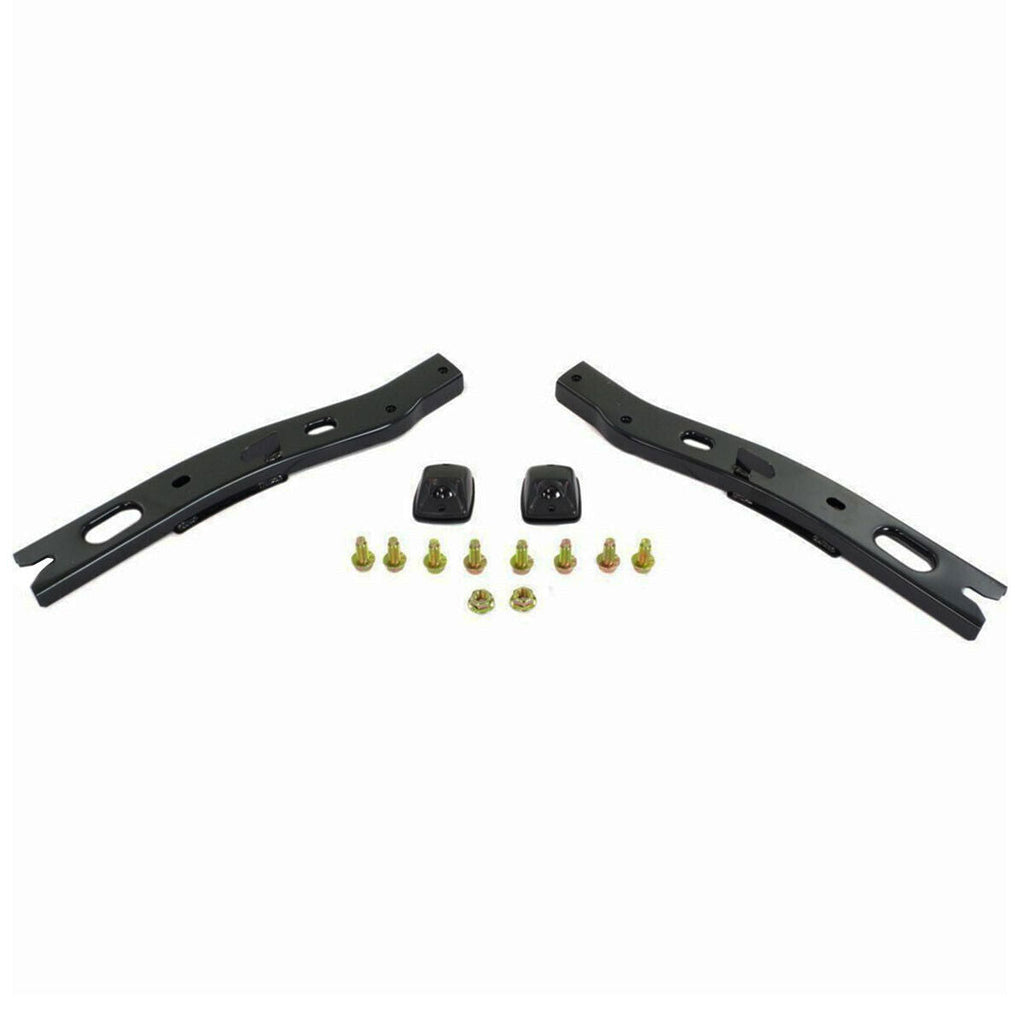 Rear Step Bumper Assembly For 1995-2004 Toyota Tacoma Truck Black Steel