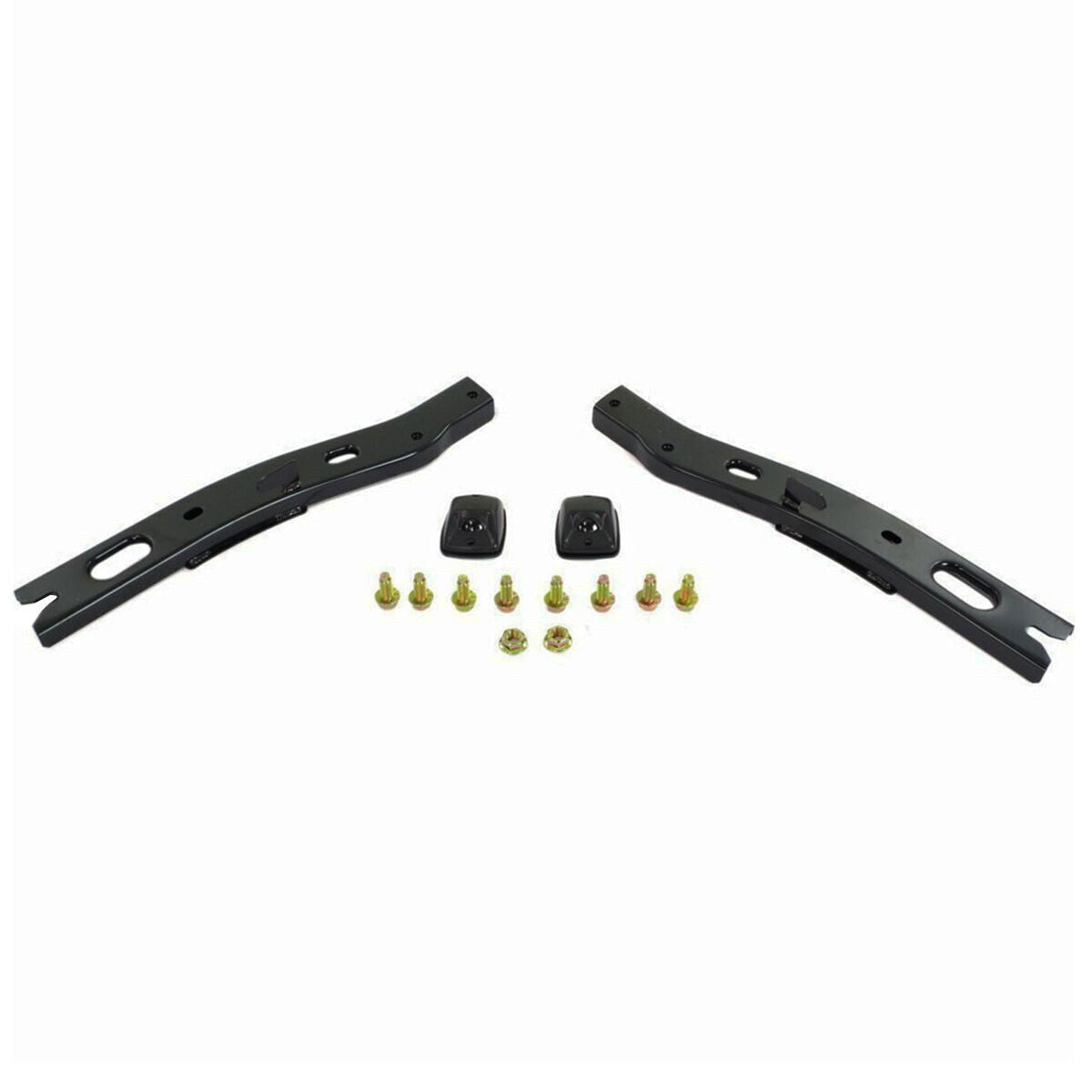 Rear Step Bumper Assembly For 1995-2004 Toyota Tacoma Truck Black Steel