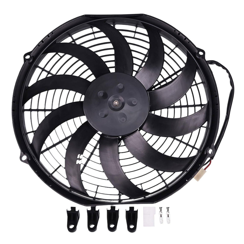 New 30100469 Electric Puller Fan VA10-AP10/C-61S 12V/ Ø305mm (12in)