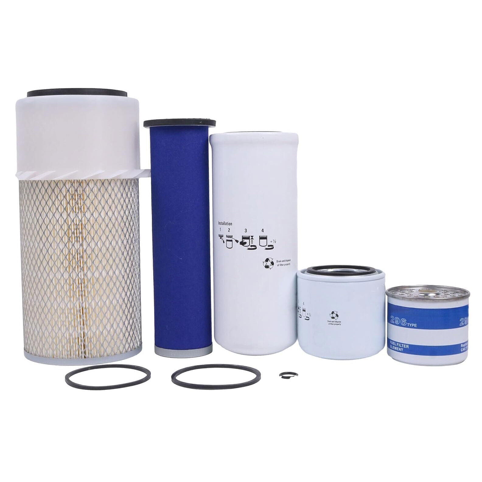 Maintenance Filter Kit 6668819 For Bobcat Skid Steer 641 643 645 731 741 743 825