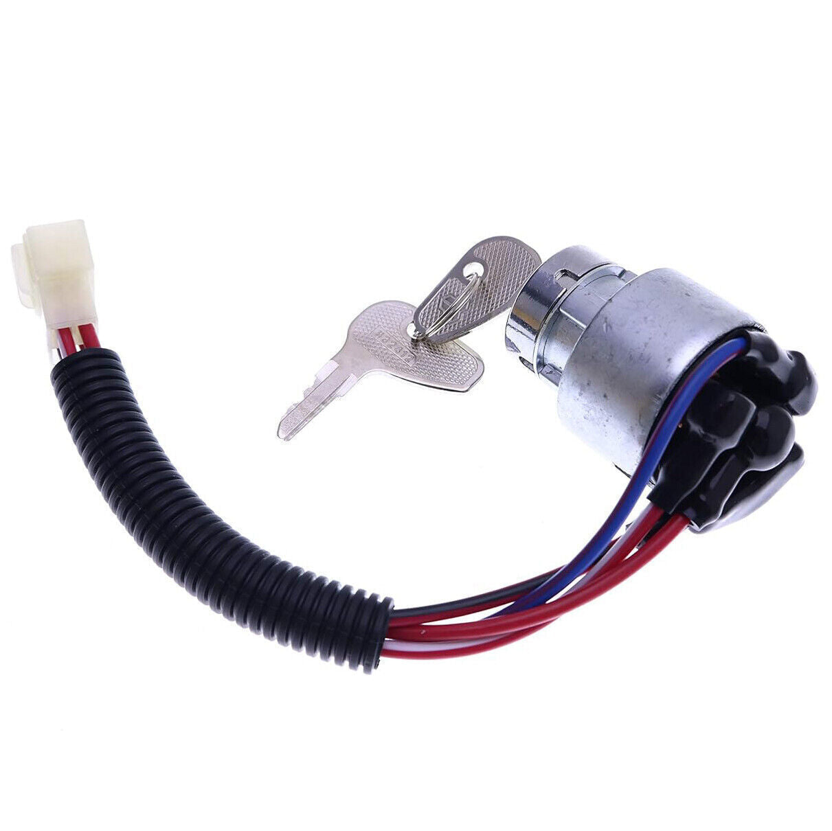 TC020-31820 Ignition Starter Switch with 3 Position 4 Connection Termials 2 Keys